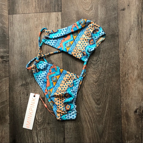 NWT MINKPINK BOHO BIKINI TOP SIZE SMALL - Picture 8 of 8